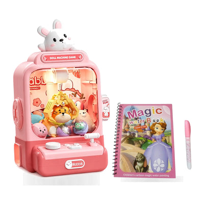 Rabbit Claw Machine Mini Arcade & Reusable Magic Water Art Duo - Photo 1
