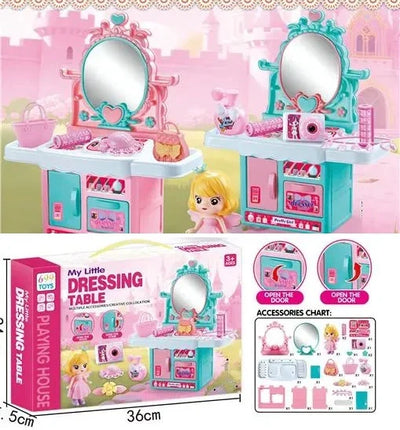 My Little Dressing Table - Pretend Play Vanity Set for Girls