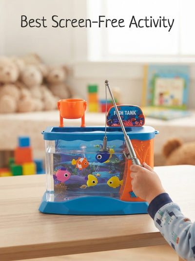 Fish Tank Magnetic Fishing Playset – Interactive Aquarium Toy for Kids