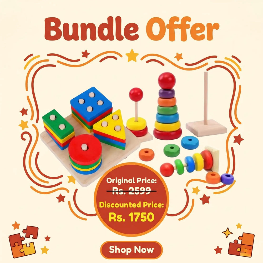Early Learning Wooden Shapes Bundle