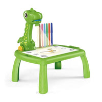 Kids Erasable Drawing Projector Table