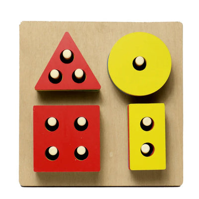Wooden Geometric Shape Sorter