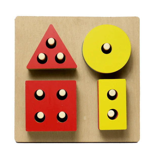 Wooden Geometric Shape Sorter
