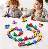 Wooden Digital Alphabet Train