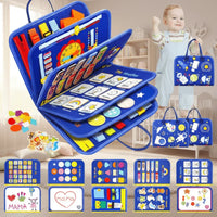 Montessori 8-Page Sensory Activity Book Spread