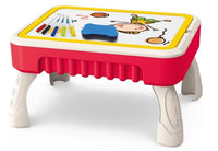 2-in-1 Kids Activity Table – Building Blocks & Drawing Board for Toddlers
