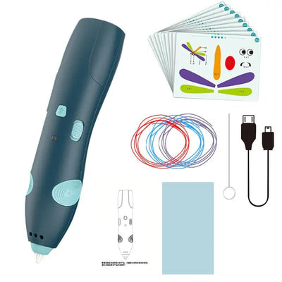Rechargeable 3D Printing & Drawing Pen – STEM Creative Art Toy for Kids
