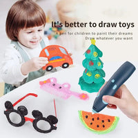 Rechargeable 3D Printing & Drawing Pen – STEM Creative Art Toy for Kids