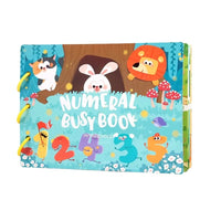 Early Learning Numeral Busy Book - Educational Activity Book for Kids