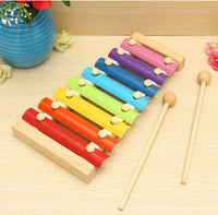 Kids Wooden Xylophone – Rainbow Musical Toy for Toddlers & Preschoolers