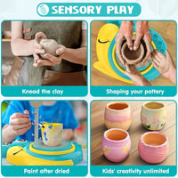 Pottery Wheel for Kids All-in-One Art Kit