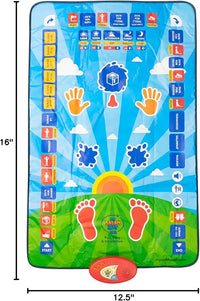 My Salah Mat (Original) – Blue Muslim Prayer Mat for Learning Salah, Surahs, Wudu & Duas