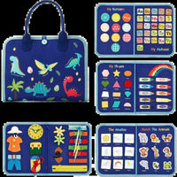 Deluxe Montessori 8-Page Busy Book & Dual Magic Water Books Pack - Photo 2