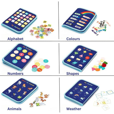 Busy Montessori Sensory Book – Portable Activity Kit for Toddlers