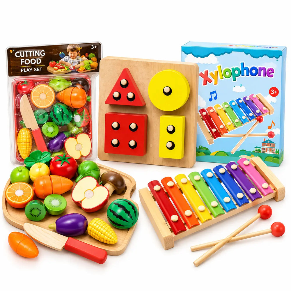 Toddler Montessori Skills & Chef Play Bundle (1–3 Yrs)