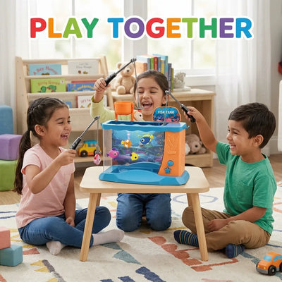 Fish Tank Magnetic Fishing Playset – Interactive Aquarium Toy for Kids