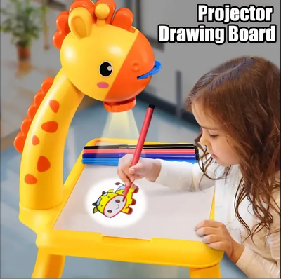 Giraffe Glow and Graffiti Study Table for Kids