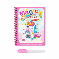 Magic Water Book – Reusable Unicorn Coloring & Painting Book for Kids