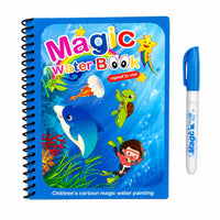 Magic Water Book – Reusable Unicorn Coloring & Painting Book for Kids