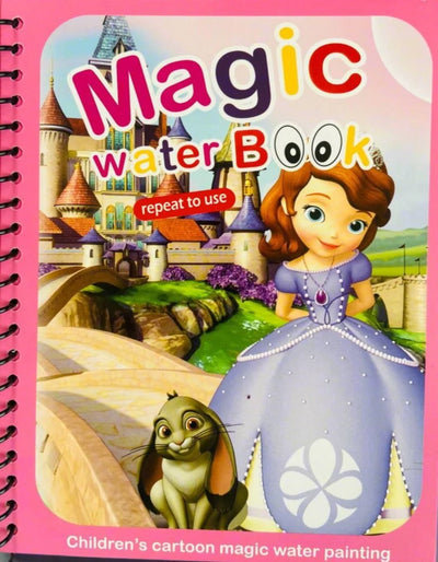 Magic Water Book – Reusable Unicorn Coloring & Painting Book for Kids