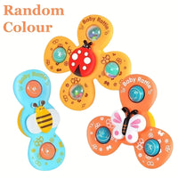 Baby Spinner Suction Toy Set – Sensory Rattle Toy For Infants