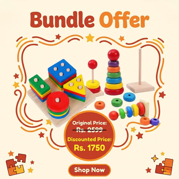 Early Learning Wooden Shapes Bundle