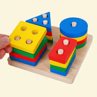 Wooden Geometric Shape Sorter