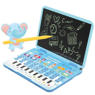 2-in-1 Early Learning Laptop and Drawing Tablet