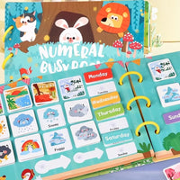 Early Learning Numeral Busy Book - Educational Activity Book for Kids