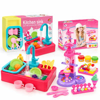 Little Chef Water Sink & Color Clay Ice Cream Parlour Playset