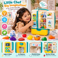 Kids Refrigerator pretend play with compartments