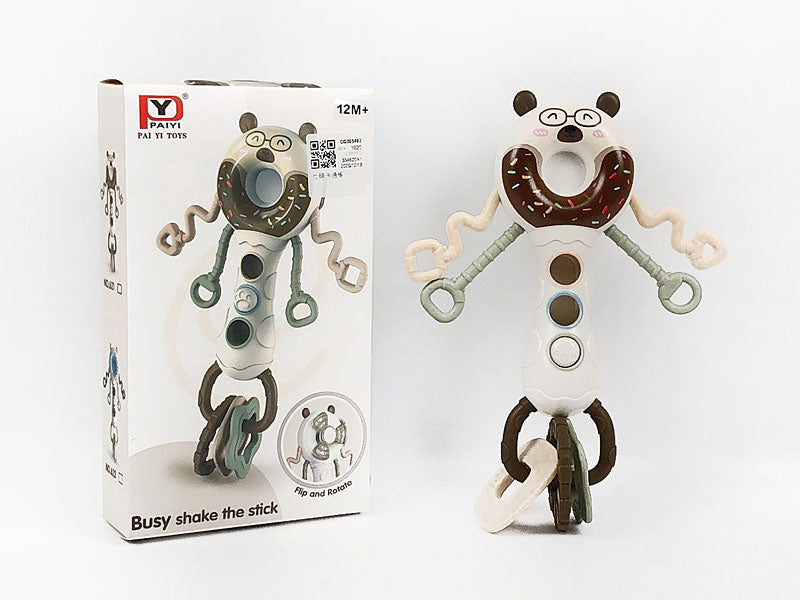 Busy Bear Shake Rattle Toy for Babies