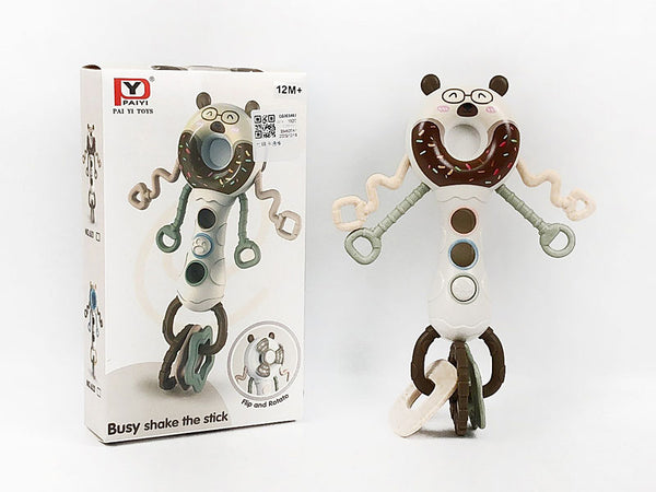 Busy Bear Shake Rattle Toy for Babies