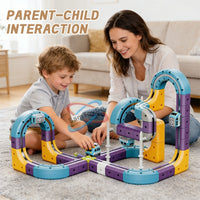 Parent-Child Interactive STEM Assembly with Anti-Gravity Magnetic Track